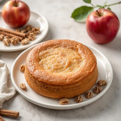 سیب و گردو بدون قند و روغن