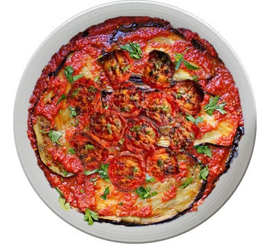 بادمجان گوجه یامیگو